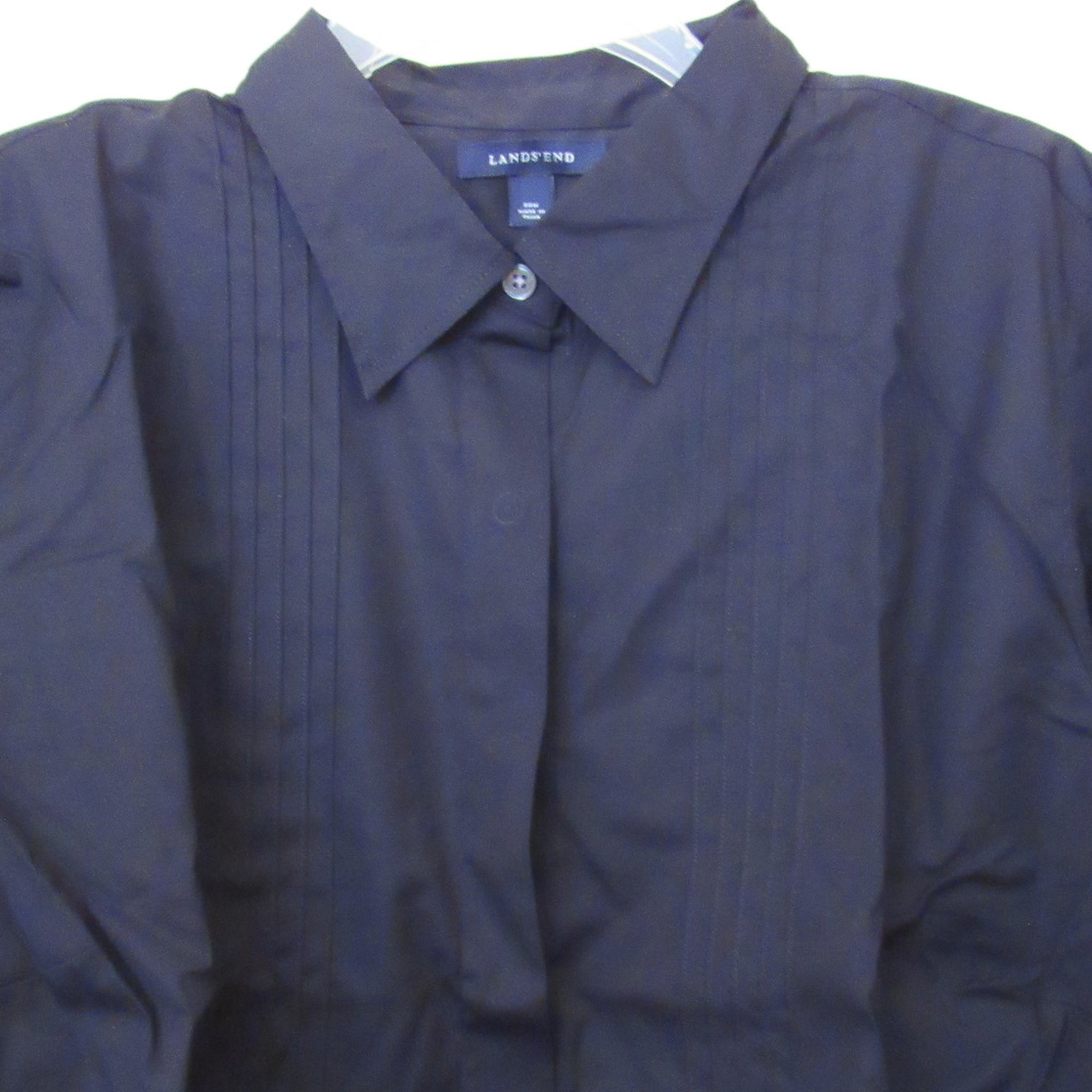 Lands' End Black Shirt Plus Size 20W